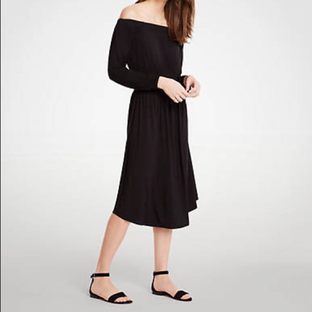 Ann Taylor Smocked Waist Dress